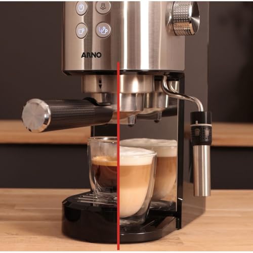 Cafeteira Elétrica Arno Espresso Steam & Pump Inox 1 Litro CESP 220V
