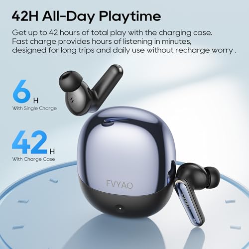 Active Noise Cancelling Earbuds, Wireless Earbuds Earphones Bluetooth 5.4 - image 7