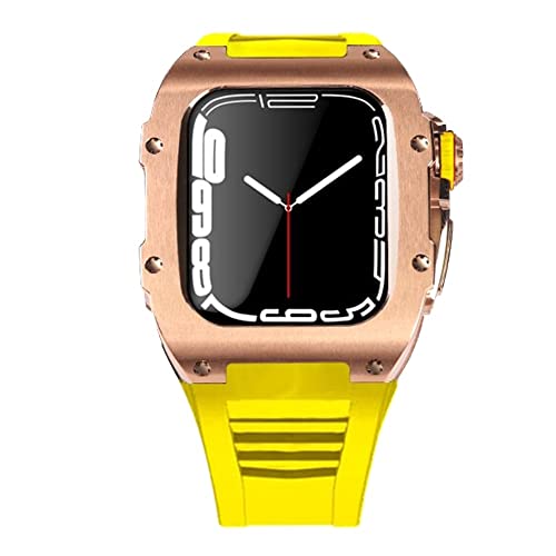 Bracelet en acier inoxydable pour Apple Watch Band 7 45 mm boîtier iWatch
