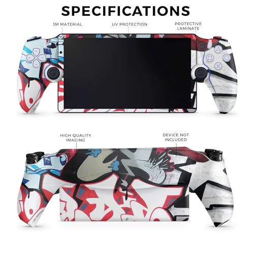 Gaming Skin Compatible with PS5 Portal Remote Player - Graffiti Mash Up - Premium 3M Vinyl Protective Wrap Decal Cover - Easy to Apply | Crafted in The USA by MightySkins by MIGHTY SKINS - Image 2