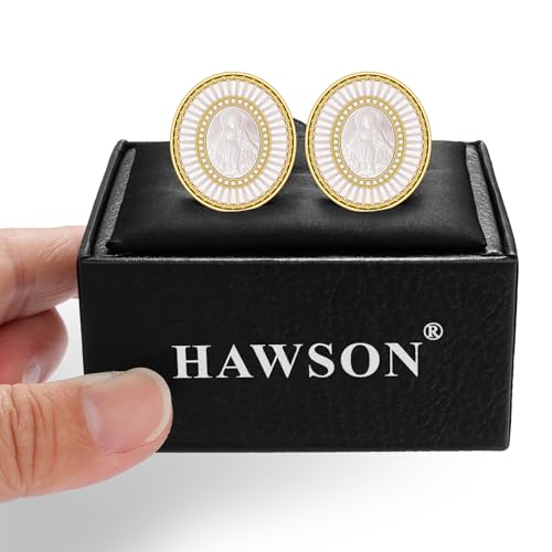 Gemelos para Hombre HAWSON con Cristal y Acabado Dorado miniatura 6