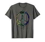 Photo Gallery black peace sign paint splatter anni 60 anni 70 costume maglietta Photo Gallery black peace sign paint splatter anni 60 anni 70 costume maglietta