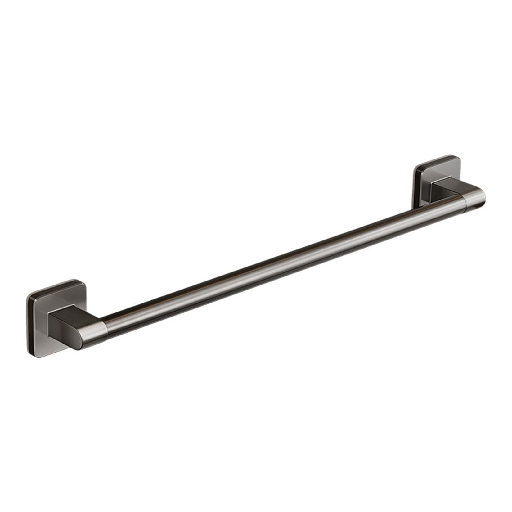 Porte-serviettes sans poinçonnage gris pour carrelage de salle de bains