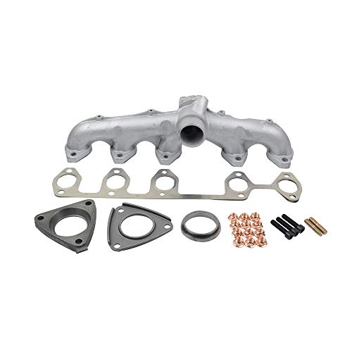 Flynsu Collettore di scarico compatibile con 2.5 R5 TDI BNZ BPC BPE BPD 2003-2010 070253031F 070 253 031 F