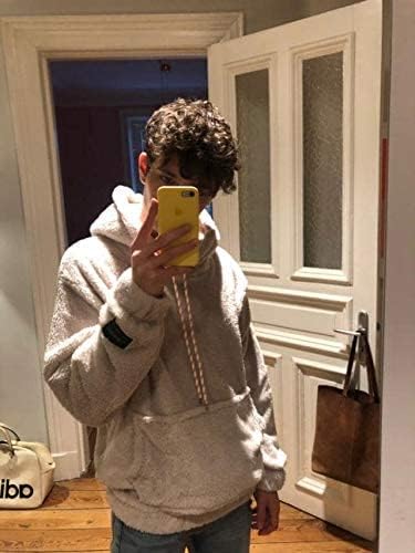 Vista 7 de ZAFUL - Sudadera con capucha para hombre con bolsillo canguro para hombre