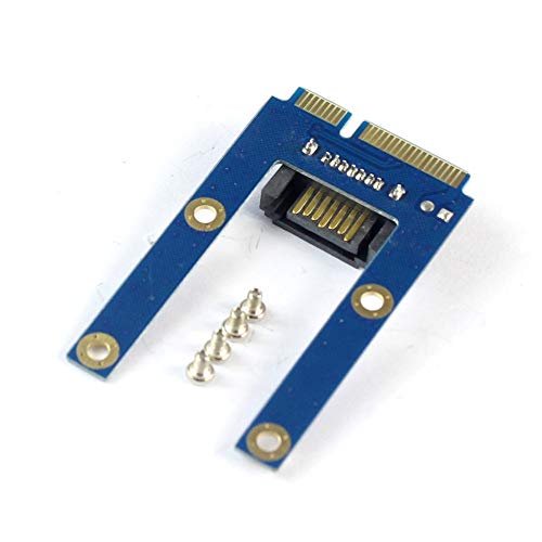 Adaptador Mini PCI-E mSATA a SATA 7 pin miniatura 4