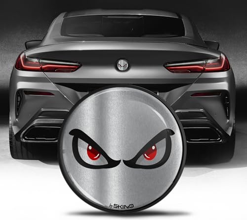 Image of Biomar Labs 74mm Rear Boot Badge Compatible with BMW 51148219237 - Replacement Car Emblem Badge for Trunk /Tailgate (EZ 8)
