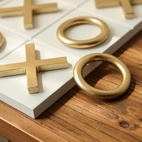 Tablero de juego Tic Tac Toe madera 12x12 pulgadas miniatura 6