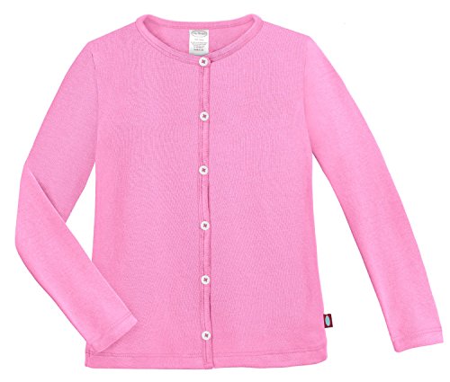 Image of City Threads Girls Cardigan Top Button Down Sweater Layering School Play for Sensitive Skin SPD Sensory Friendly