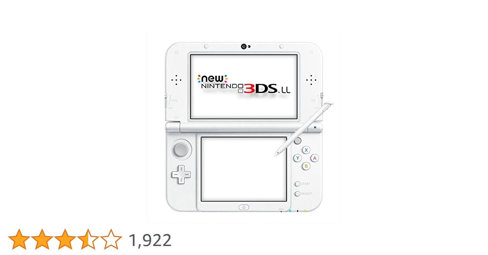 3DS白 USED Japanese New Nintendo 3DS XL LL PEARL WHITE with all