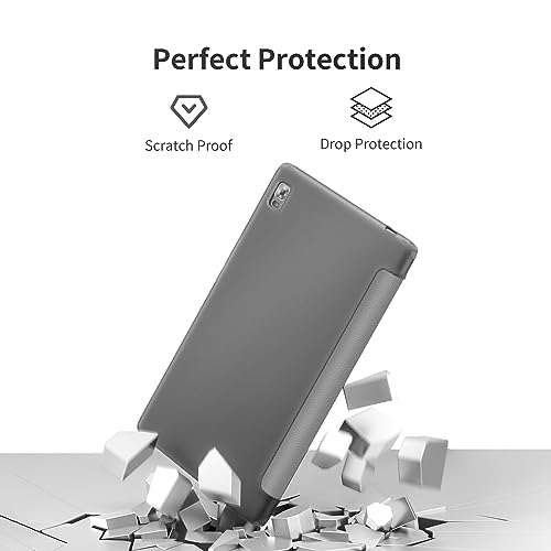Funda para tablet de 10,1 pulgadas ligera protectora carcasa trasera flexible 3