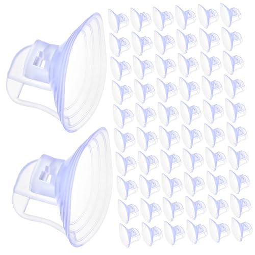 HOLIDYOYO Ventouses Transparentes pour Pare-Soleil 38 Mm, Lot de 100 Pièces, Fixation Puissante pour Fenêtres Intérieures Et Pare-Soleil De Voiture, Utilisation Polyvalente en Toute Saison