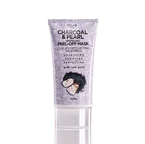 AZURE Charcoal & Pearl Luxury Anti Aging Peel Off Face Mask- Moisturizing & Purifying - Removes Blackheads, Dirt & Oils - With Hyaluronic Acid & Collagen - Skin Care Made in Korea - 150mL 1 AZURE Charcoal & Pearl Luxury Anti Aging Peel Off Face Mask- Moisturizing & Purifying - Removes Blackheads, Dirt & Oils - With Hyaluronic Acid & Collagen - Skin Care Made in Korea - 150mL