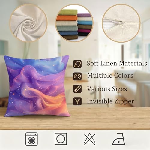 Protège oreiller 60 x 60 super doux housse de coussin lavable - 7