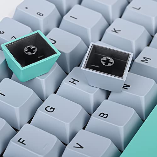 Image of GTSP 171-Keys Cherry Profile PBT Key Caps for Mechanical Keyboards, Double Shot Custom Keycap for US Layout 60% 65% 100% MX Switches (Hammerhead Shark)