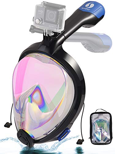Snorkel Mask Full Face 2020 Newest UV Protection Foldable Easy Breathe Sea View