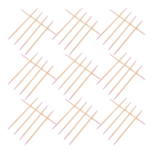TOVINANNA 1500 Piezas Hisopos de Algodón Doble Punta con Palos de Madera Resistentes para Precisión Uñas Maquillaje Cejas y Extensiones de Pestañas Herramientas de Belleza Profesionales