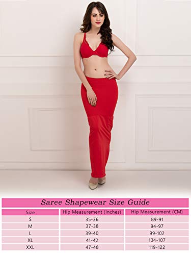 Clovia Damskie sari bielizna modelująca, Czarny, M