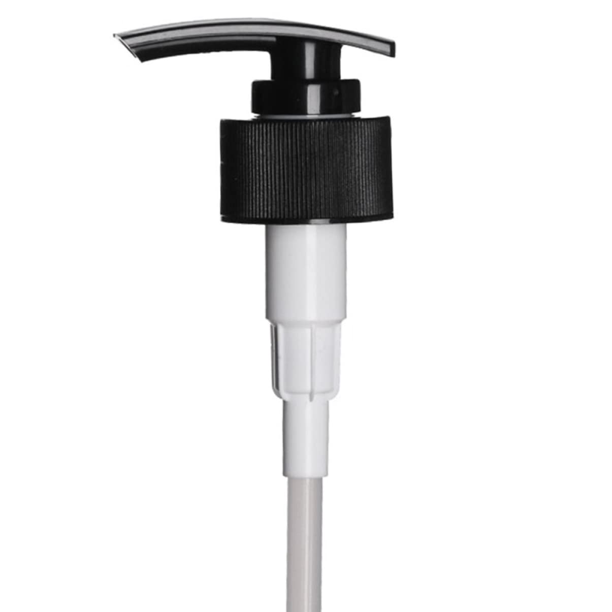 Cabilock 100piezas Dispenser De Loción De Plástico Negro Para Botellas De Champú y Jabón Dosificadora Para Cosméticos y Líquidos