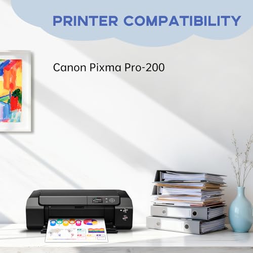 Image of Miss Deer CLI-65 Ink Cartridges High Yield Compatible Replacement for Canon CLI65 CLI 65 Ink Cartridge for CLI-65 Ink Cartridges for PIXMA PRO-200 PRO-200S Printer,8 Pack
