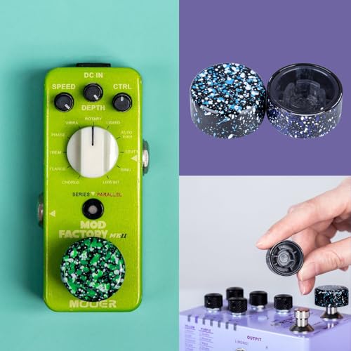 Image of MOOER Metal Crush FT-MRB05 Universe Series Colorful Metal Footswich Toppers for Guitar Effects Pedal, Bass Effects Pedal