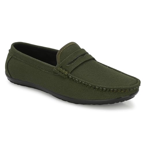 Image of Stylelure Eco Friendly & Light Weight Flexible Mesh Knit Loafers Driving Shoes for Men