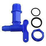 Adattatore di ricambio in plastica per rubinetto IBC: questo rubinetto è specificamente progettato come ricambio per i serbatoi d'acqua IBC. È dotato di un adattatore in plastica facile da installare e garantisce una connessione sicura.