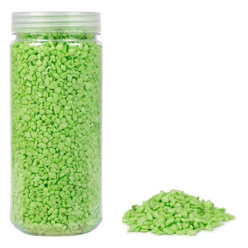 HEKU grobkörniges Deko-Granulat in hellgrün, ca. 750g I Vielseitig Einsetzbar I Ideal für...