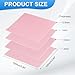 PATIKIL Thermal Pads 100x100mm，0.5mm+1mm+1.5mm+2mm, 8 Pack Silicone Cooling Thermal Pad for CPU GPU IC PCIe M.2 2280 SSD NVMe Heatsink, Pink