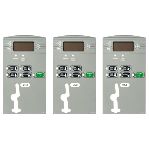 Paneles de control táctil para secadora Huebsch HTT30N kit de tres repuestos 70258101
