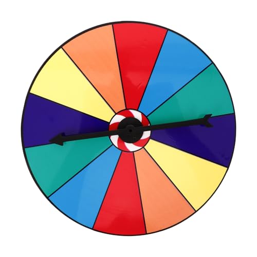 OFFSCH Plastic Prize Turntable Rotating Wheel of Fortune Lucky Draw Wheel for Game Game Prize Turntable