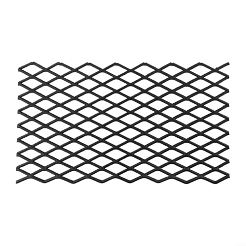 Rete di fissaggio in metallo resistente con design a flusso d'aria, adatta per griglie del camino e bracieri per promuovere una combustione efficiente e sicura (19,1 x 30 cm)