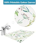 Koala 100% Printable Cotton Canvas Fabric Sheets for Inkjet Printer 8.5X11” Matte Thick 17mil 10 Sheets