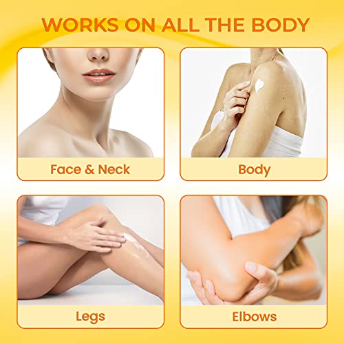 CAROTÏS, Skin Brightening Body Lotion – 17.6 fl oz / 500ml – Helps to Remove Dark Spots, with Shea Butter, Arbutin Complex and Vitamin A