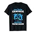 Zum Zocken geboren Zur Schule gezwungen Lustiges Gamer T-Shirt