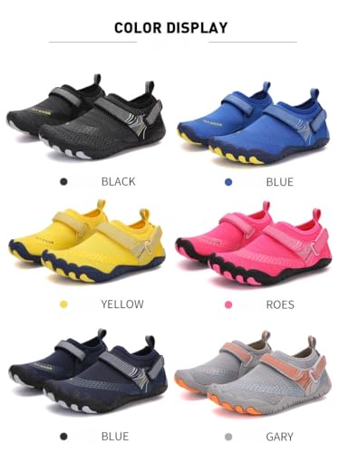 Barefoot Water Shoes for Kids Boys Girls -Outdoor Indoor Quick Dry Sandals Lightweight Slip On Walking Sneakers for Beach Pool Swim (Little Kid/Big Kid)2