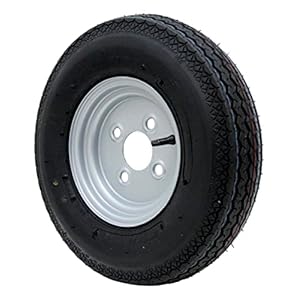 DDR Stema Deli aanhanger, reservewiel, compleet wiel, 4,00-8; 4,80-8; 4PR; 62M Diameter zonder middengat, luchtband…