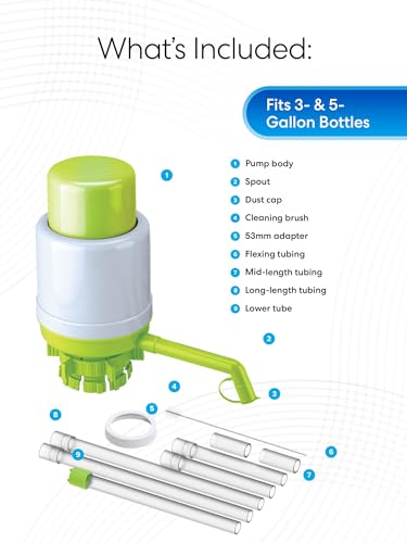 Image of Brio Universal Manual Drinking Water Pump (Green)