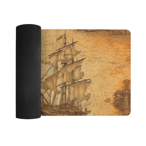 Protector de Escritorio FekiLoot de Caucho Blanco 30x60 cm miniatura 3
