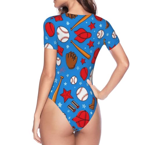 Women One Piece Swimsuits Monokini Crewneck Swimwear Cheeky Beachwear4