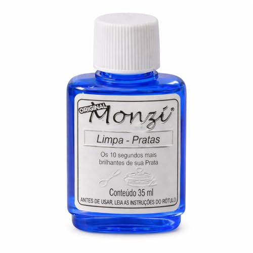 Monzi Limpa Prata Pequeno 35ml Polimento Original