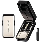 Dvches Pill Cutter Splitter for Small and Tiny Pills, 1/2 1/4 Pill Cutter for Small or Large Pills, Pill Splitter for Multiple Pills at a Time with Centering Device and Stainless Steel Blade (White)