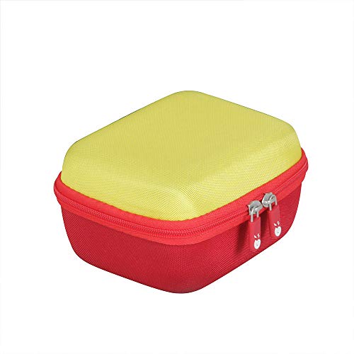 Hermitshell Hartschalen-Reisetasche für Skip BO + UNO Kartenspiel/Skip BO + Phase 10 Kartenspiel, passend für bis zu 300 Karten, Karten Nicht im Lieferumfang enthalten (rot und gelb)