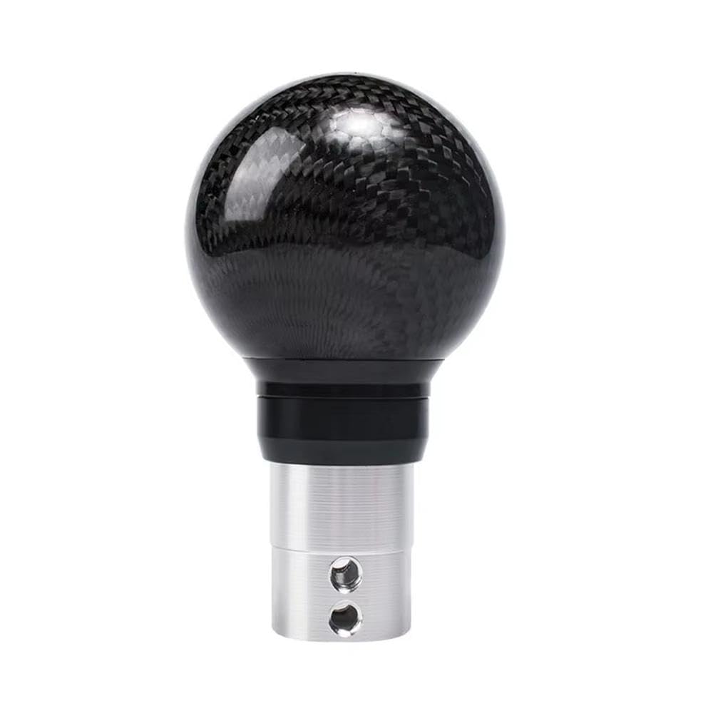 POANBCGY Auto Parts Real Carbon Fiber Gear Shift Knob for Mondeo 2013 2014 2015 2016 2017(Black)