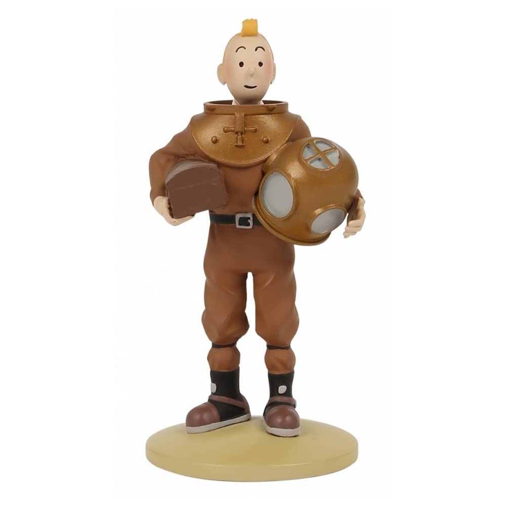 Tintin Brown Moulinsart Figurine Resin 42229 Scaphandre