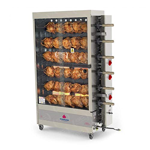 Forno rotativo infravermelho para 30 frangos pr631 - progás