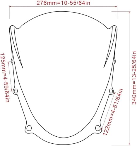Déflecteur vent moto Suzuki GSXR 125 bulle noire 2017-2022 - 2