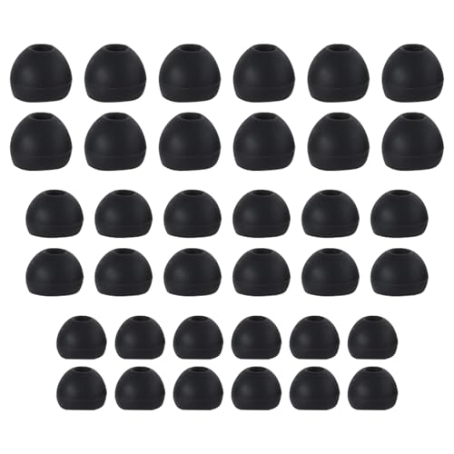 18 Pairs Silicone Earbuds Tips Earphone Replacement Silicone Earplugs for In-Ear Headphones Noise Isolation Cover Caps 3 Different Size (S/M/L), for 4mm to 5.5mm Diameter Earphones
