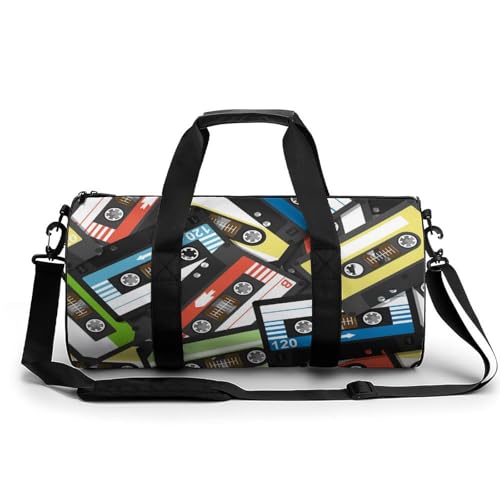 Sac de sport gym et voyage 45x23x23cm avec ruban adhésif résistant