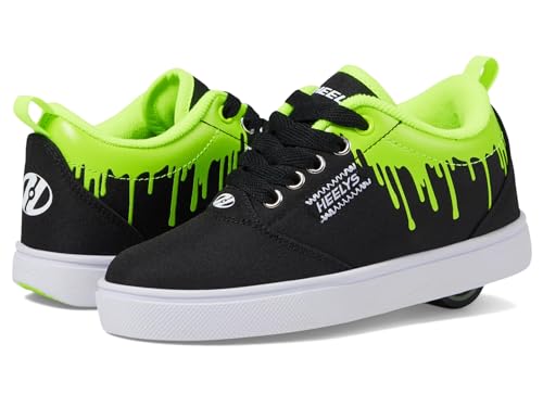 HEELYS Pro 20 Prints (Little Kid/Big Kid/Adult) Black/White/Yellow 7 Men's, 8 Women's M